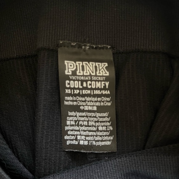 PINK Victoria's Secret Black Fringe Leggings - Picture 4 of 4